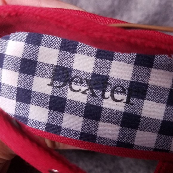 Red Wedge Sling Back Heels size 8.5 - Picture 7 of 8